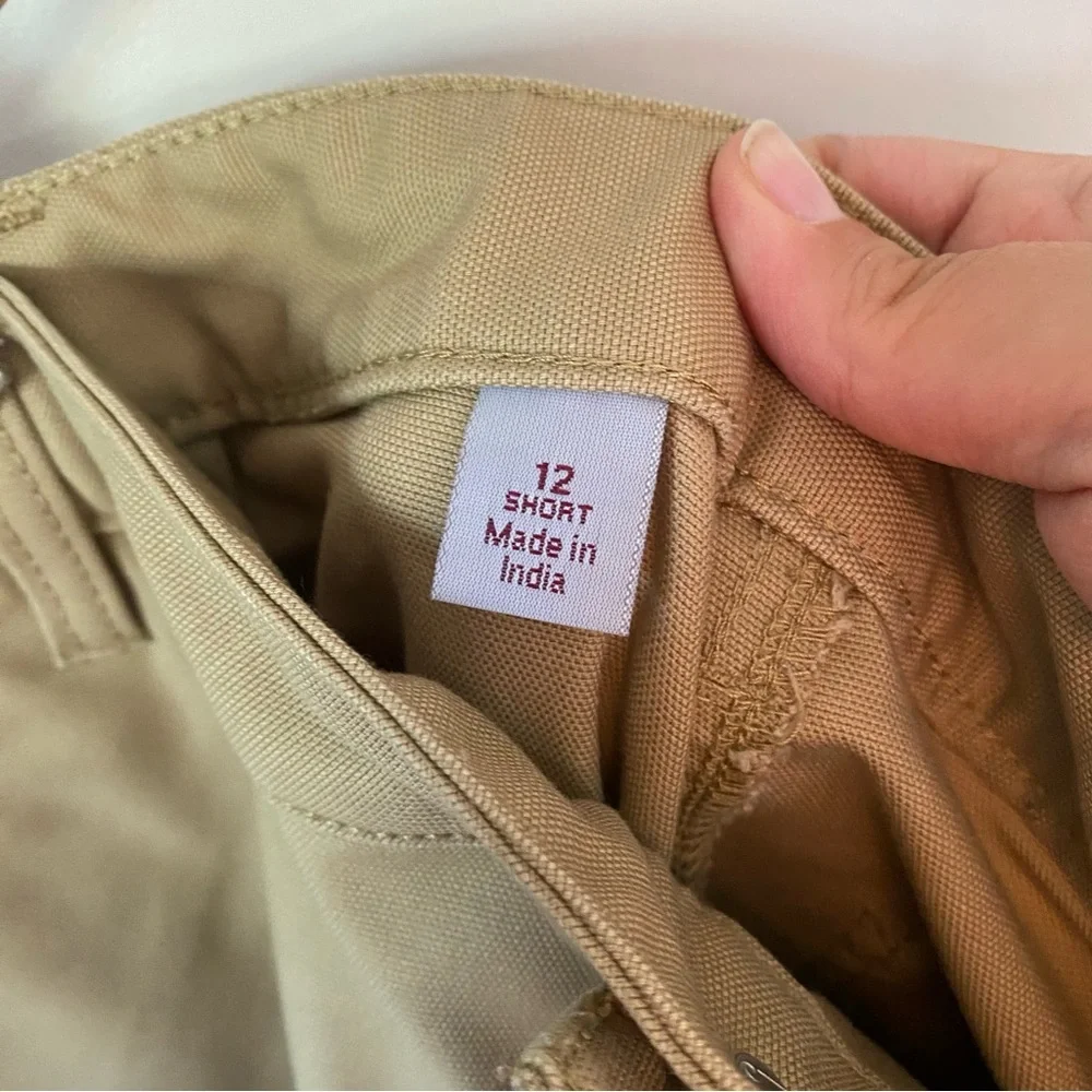 Carhartt Women's Tan Straight Leg Pants Size 12 Short - Picture 9 of 9